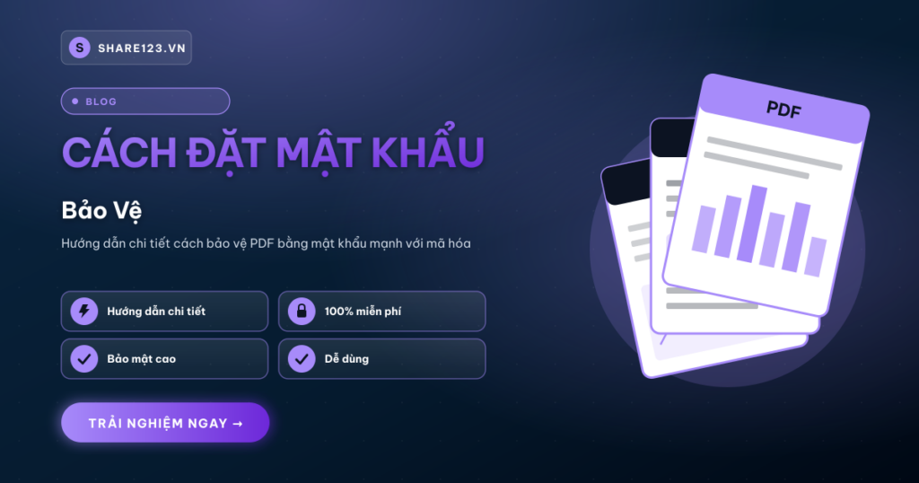 Cách Đặt Mật Khẩu Bảo Vệ PDF Với Mã Hóa AES-256 An Toàn