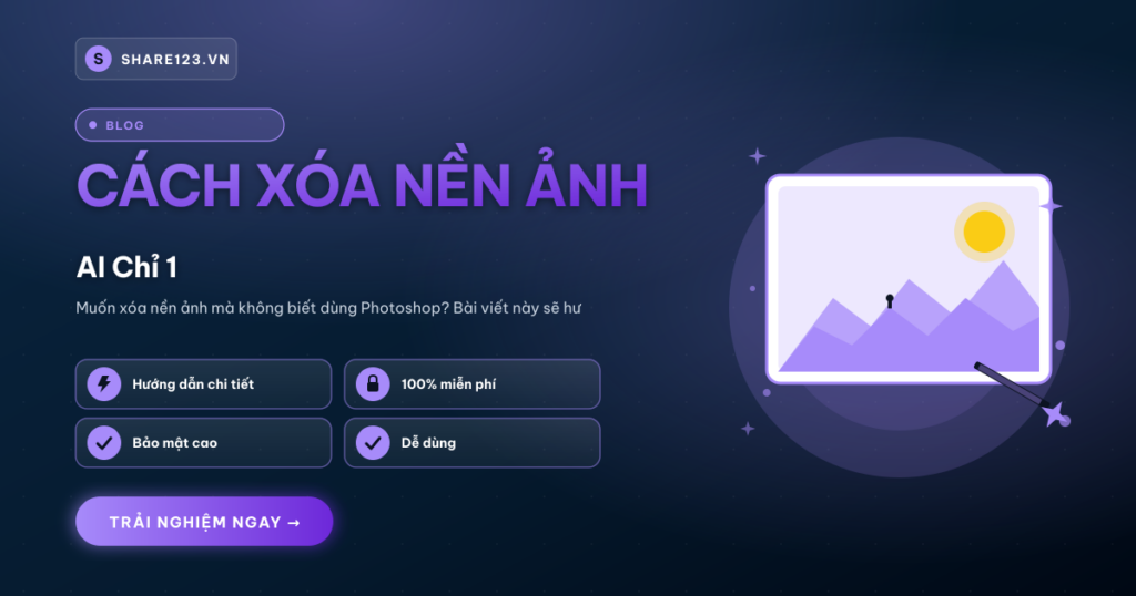 Cách Xóa Nền Ảnh AI Chỉ 1 Click - Không Cần Photoshop