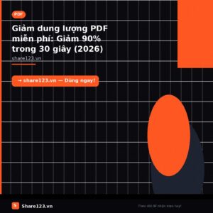 Giảm dung lượng PDF miễn phí: Giảm 90% trong 30 giây (2026)