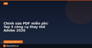 Chỉnh sửa PDF miễn phí: Top 5 công cụ thay thế Adobe 2026